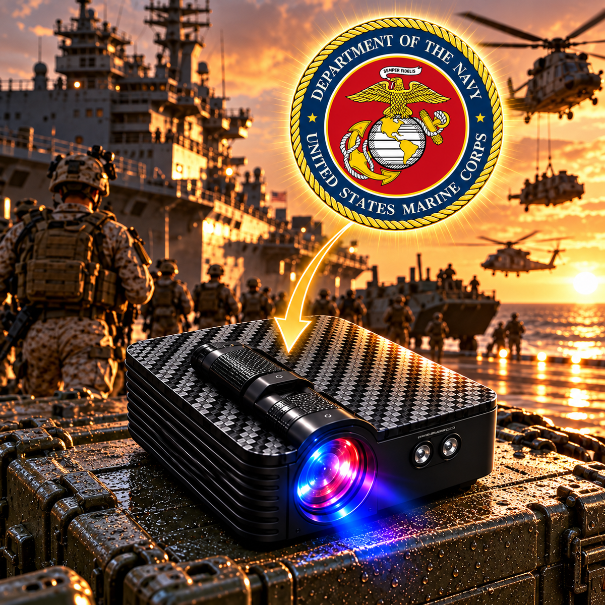 Vet Lights Car Door Projector